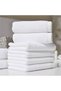 10pcs White Bath Towels 70x140 450GR 100% Cotton Yarn Luxury Hotel Series - 4