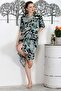 Camouflage Khaki Hooded Buttoned Long Sleeve Hidden Pocket Printed Casual Woven Dress - 4