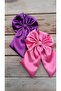 AUTOMATIC SATIN TAILED BOW BUCKLE 2-PACK