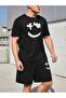 Men's Printed Set - Shorts T-shirt Top and Bottom Set - 5