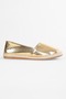 Women's Melany Gold Shiny Casual Espadrille - 5