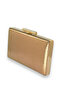 Rose Gold Imported Plated Satin Shiny Fabric Evening Dress Bag Evening Bag Henna Wedding Engagement - 2