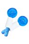 Titanium Tip 540 Needle Derma Roller 1 mm and Ice Globes Ice Globe Cold Massage Ball 2 Pieces Blue - 5