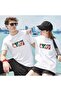 Unisex Women Men Marvel 1 Printed Lover Couple Combination Oversize T-shirt Set of 2