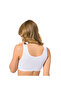304 - 1 Piece Black - 1 Piece White Sports Body Bra - 3