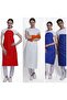 Oilcloth Hanging Apron 100 Cm (1 Meter) PVC Waterproof Butcher, Dish Apron White, Blue, Red - 2