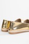 Women's Melany Gold Shiny Casual Espadrille - 4
