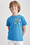 Boys Sonic the Hedgehog Crew Neck Short Sleeve T-Shirt Z8593A623Hs - 4