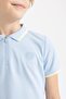 Boys' Short Sleeve Polo T-Shirt Z3019a623sm - 7