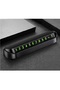 Phosphorescent Retractable Number Dial Front Dashboard Top Phone Number Indicator Car