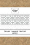 12 Pieces Labeled Square Plastic Food and Pulses Storage Container and Spice Bowl 6x(300-350 ml) Anthracite - 8