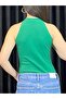 WOMEN'S GREEN COLOR Camisole Sleeveless BLUZ - 5