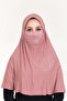 عمامة جاهزة مع حجاب، شال عملي، غطاء صلاة Hijab