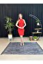 WOMEN'S RED COLOR Camisole Sleeveless DRESS - 2