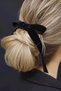 Velvet Hair Clip Bow Stylish Design Hairpin for Women