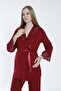Front Tie-Detail Lace Detailed Maternity and Postpartum Pajama Set - 4