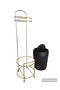 GOLD Round Bucket Toilet Paper Holder - 3
