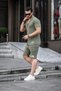 Basic Men's Shirt Shorts Set DSGN - 3