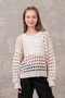 9-15 Year Old Girl's 2-Piece Knit Blouse