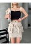 Women's Skirt - Cargo Pocket - Waist Stoppers - Parachute Fabric Summer Skirt - 4