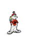 To Taggers Rabbit Character Plexiglass Ornament with Suction Cup - Rabbit Glass Ornament with Figure - 3