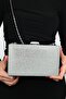 SEMENTA Silver Stoned Women's Evening Bag - 3