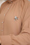 61639 Brooched Shirt Mink - 3