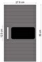 Armrest Tray Mdf 8 mm |   Non-Slip Medium Area |   Cup Holder and Phone Stand |   50X27.8 Seat Top - 5