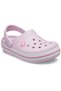Crocs Crocband Clog K Kids Pink Slippers 204537-6gd - 5