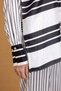 Satin Double Striped Shirt Trousers Set - 6
