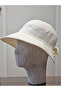Women's Visor Hat with Bow Detail and Adjustable Back, Wide Women's Hat with Bow
