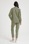 Linen Casual Two Pieces Set - Dress, Pants and Shirts - 2