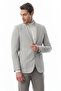 Herringbone Patterned Jacket - 4