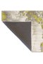 Yellow Pastel Painted Striped Patterned Decorative Carpet 4150 - 5