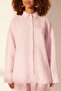 Pink 100% Linen Oversized Shirt TWOSS23GO00443 - 5