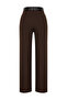 Kahverengi Wide Leg Kemerli Dokuma Kumaş Pantolon TWOSS24PL00104 - 7