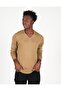 Khaki Men's Sweater U-1144-1742