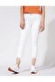 Women Regular Fit Ripped Denim, White