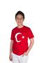 Ataturk And Moon Star Printed Cotton Age 5-13) Unisex Children's T-shirt
