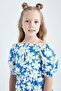 Girl's Floral Short Sleeve Blouse Skirt 2 Piece Set Y6962a622hs - 4