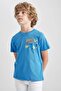 Boys Sonic the Hedgehog Crew Neck Short Sleeve T-Shirt Z8593A623Hs - 7