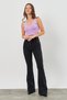 Women's Anthracite Gray Flare High Waist Spanish Leg Jeans (Buy 1 Size Larger)