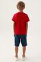 Us Polo Boy Waiter Red Bermuda Pajama Set1752 - 3