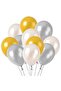 Star 100 Pieces Metallic Balloon Chain - Gold, Silver, White, Mixed + Balloon Chain Gift - 2
