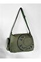 Zolid Wear Totoro Printed Unisex Green Messenger Bag - 4