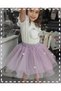23 April Feast Birthday Special Day Girl's Baby Tutu Skirt - 2-9 Years - Lilac