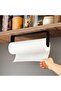 Stainless Steel Roll Paper Towel Holder, Paper Towel Holder, Adhesive Roll Towel Rack - 5