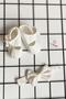 Scalloped Baby Girl Tape Booties Set 0-6 Months Baby Booties Baby Tape Set of 2