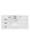 Acrylic Nameplate Rectangle Transparent X 10 Pack - 2