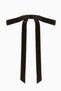 Women's Elegant Velvet Hair Clip Automatic Barrette Hair Accessory Black